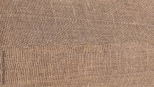 Texture brown canvas fabric as background. Vector illustration.