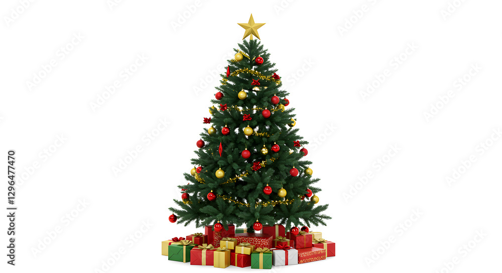 decorated christmas tree decorated christmas tree