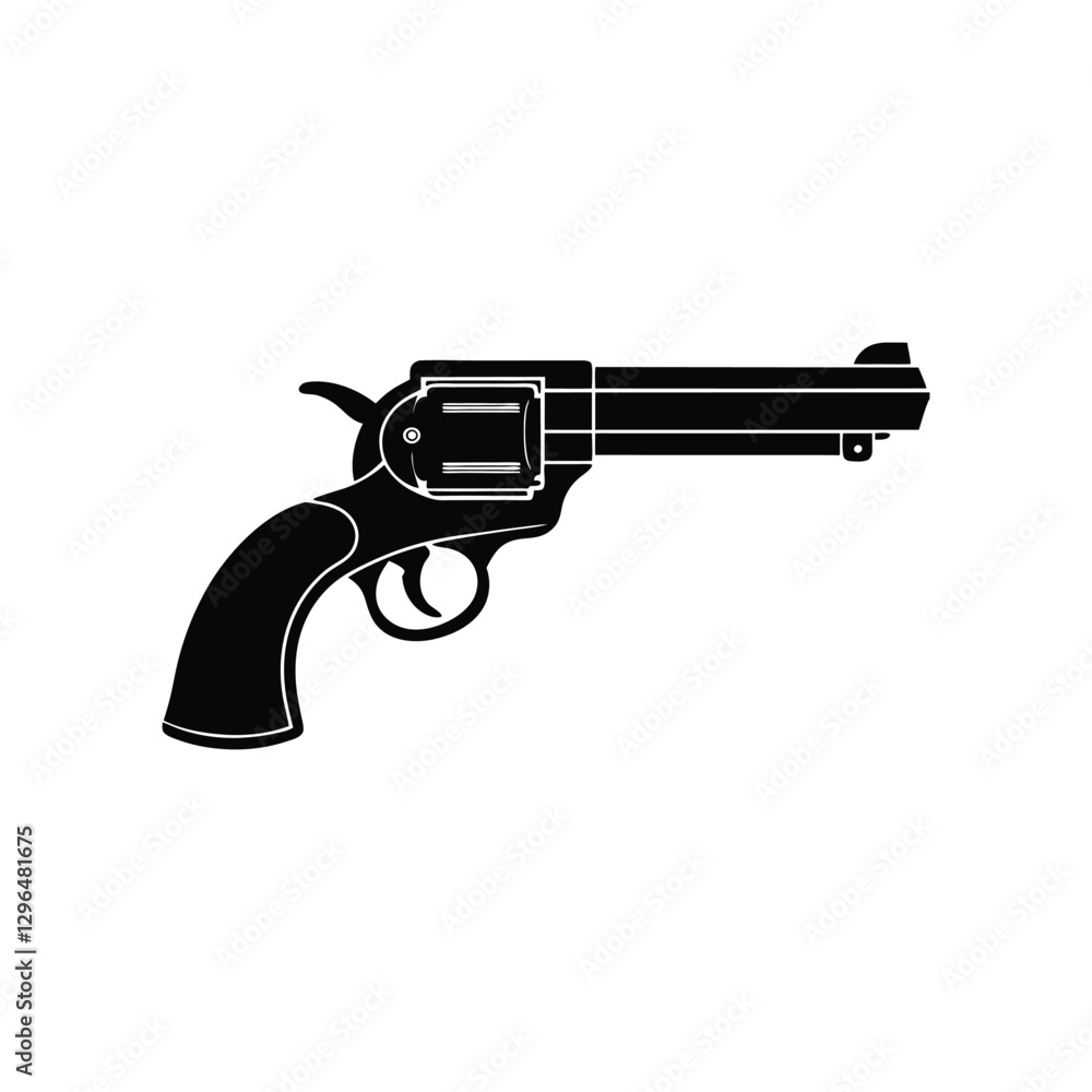 gun isolated on white gun isolated on white