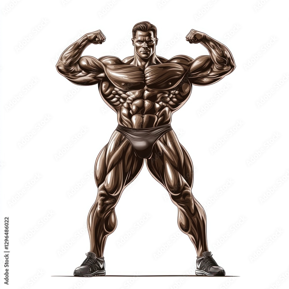 Bodybuilder Posing Bodybuilder Posing