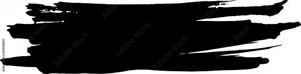 custom made wallpaper toronto digitalBlack Brush strokes isolated on white background. Dry Brush Strokes and Scratches Retro Grunge Background. Vector brush stroke texture. Black ink, paint splatter.