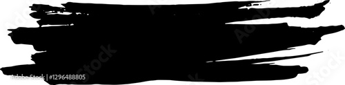 Wallpaper Mural Black Brush strokes isolated on white background. Dry Brush Strokes and Scratches Retro Grunge Background. Vector brush stroke texture. Black ink, paint splatter. Torontodigital.ca
