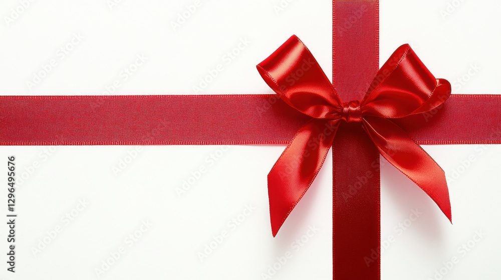 Elegant Red Ribbon and Bow on White, Festive Cut-Out Design Element for Creative Use, Isolated, Cut Out, Copy Space
Elegant Red Ribbon and Bow on White, Festive Cut-Out Design Element for Creative Use, Isolated, Cut Out, Copy Space