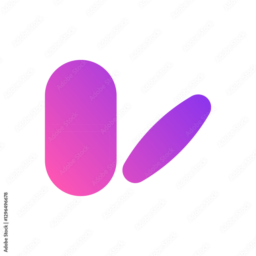 Abstract Gradient Shapes, Colorful Design Element Abstract Gradient Shapes, Colorful Design Element