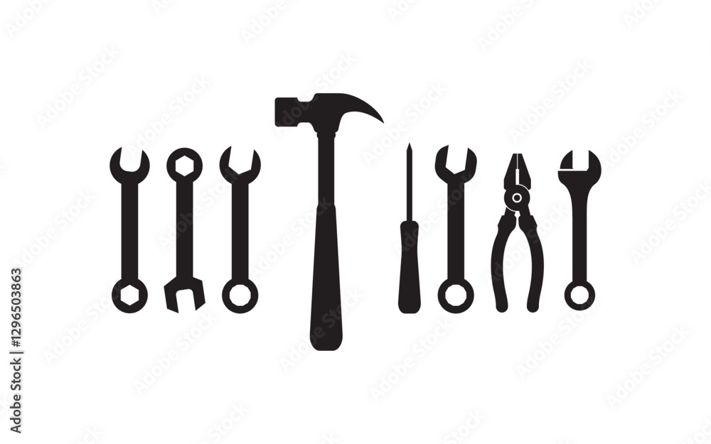 Tool Mechanic Vector icon design illustration Template Tool Mechanic Vector icon design illustration Template