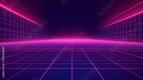 A digital-style grid fading into a futuristic void. --ar 16:9 --style raw --v 6.1 Job ID: 9deb2e5c-c6bb-49fe-be42-1348aa253ee5