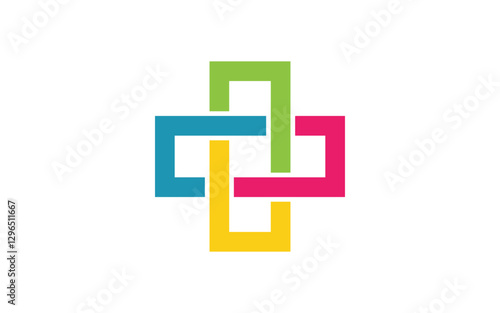 Healthy medical icon Logo vector illustration design