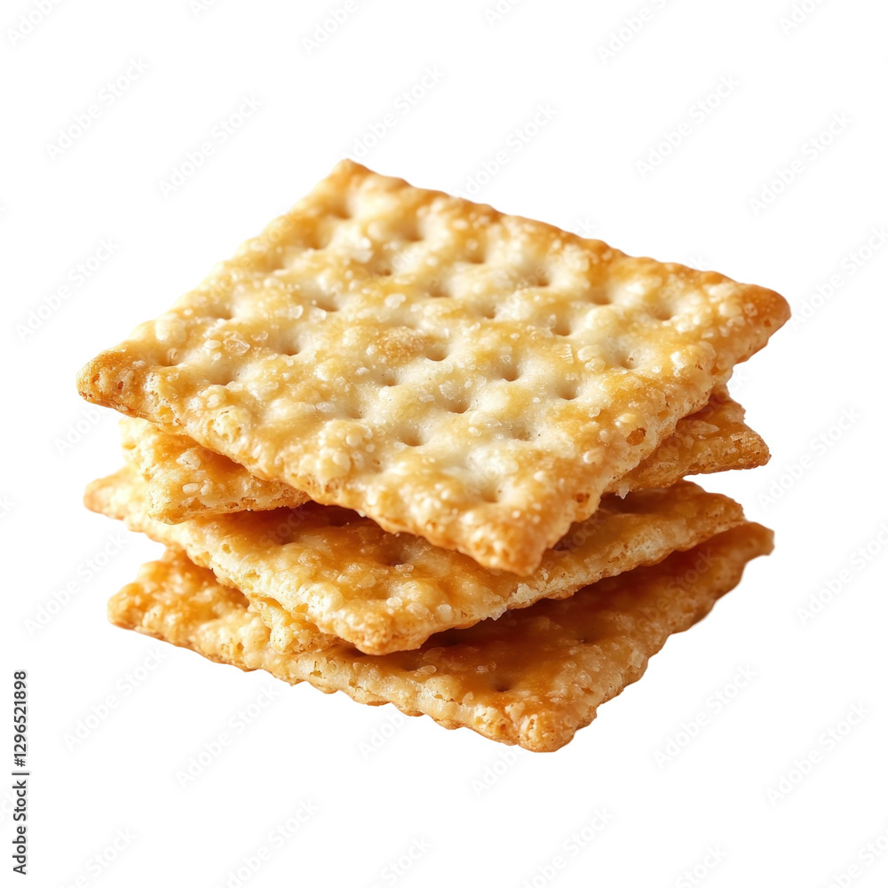 crackers isolated on white background crackers isolated on white background
