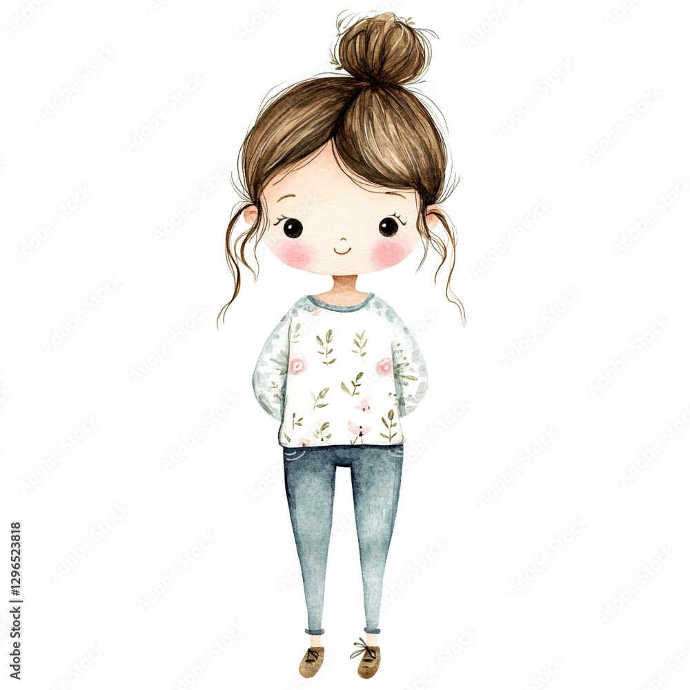 Minimalist Art: She Enjoys Drawing Pictures in a Simple Isolated Setting Capturing the Essence of Creativity and Imagination Through Her Unique Artistic Expression Minimalist Art: She Enjoys Drawing Pictures in a Simple Isolated Setting Capturing the Essence of Creativity and Imagination Through Her Unique Artistic Expression
