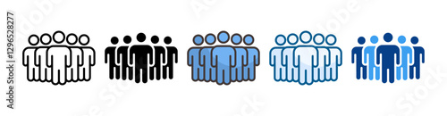 Leadership Icon Set Multiple Style Collection