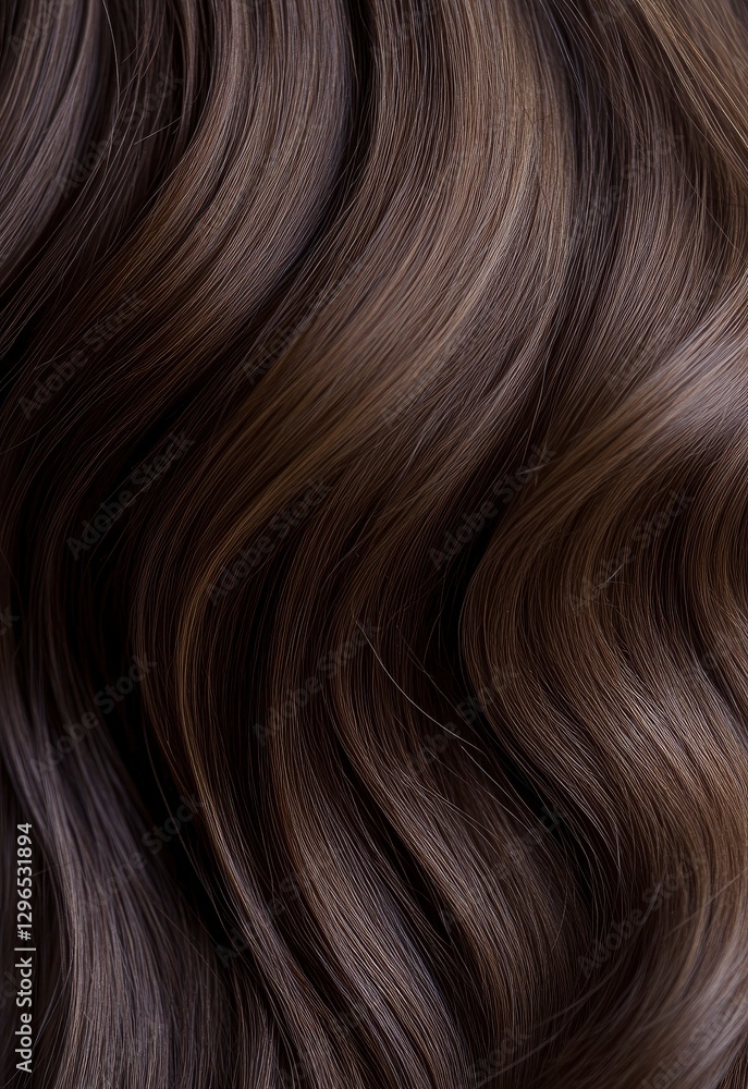 A close-up of wavy, brown hair with a high-resolution, high-detail, and beautiful photographic quality. A close-up of wavy, brown hair with a high-resolution, high-detail, and beautiful photographic quality.