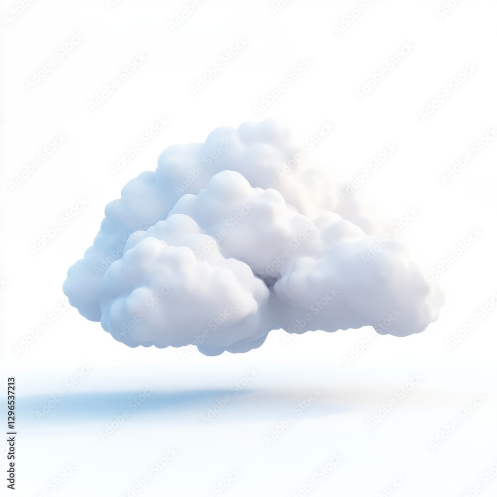 Soft White Cloud on Blue Sky Background for Nature Themes Soft White Cloud on Blue Sky Background for Nature Themes