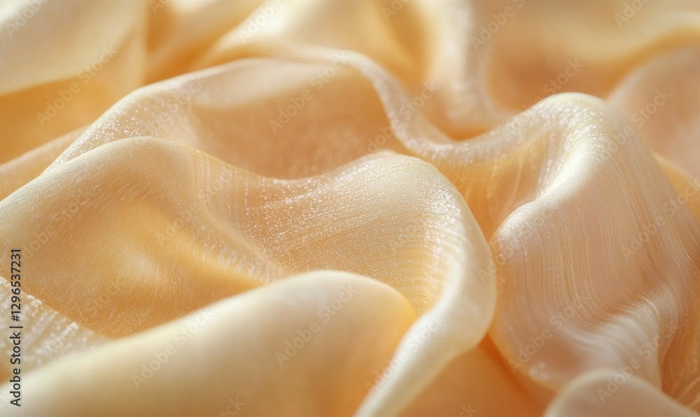 Abstract golden fabric rippling dynamically under soft warm light, with intricate folds and highlights creating a luxurious texture, . Abstract golden fabric rippling dynamically under soft warm light, with intricate folds and highlights creating a luxurious texture, .