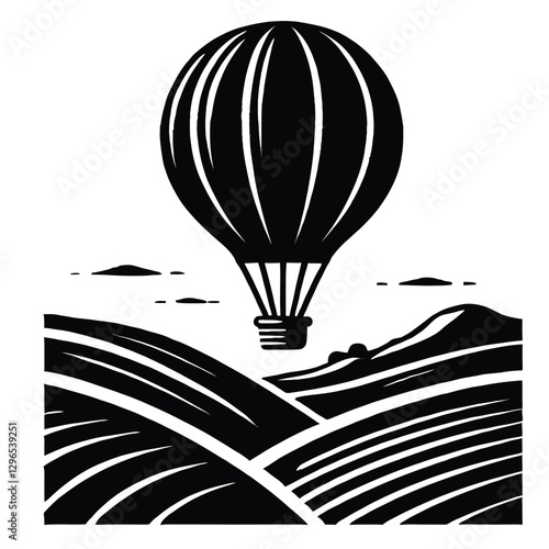 Hot Air Balloon Silhouette