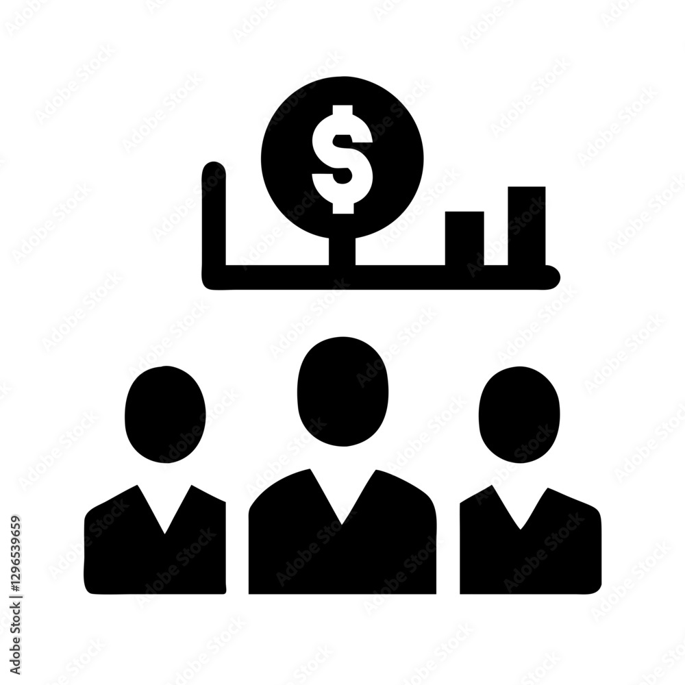 Business Icons Set – 12 Black Silhouette Vector Illustrations in Various Styles Business Icons Set – 12 Black Silhouette Vector Illustrations in Various Styles
