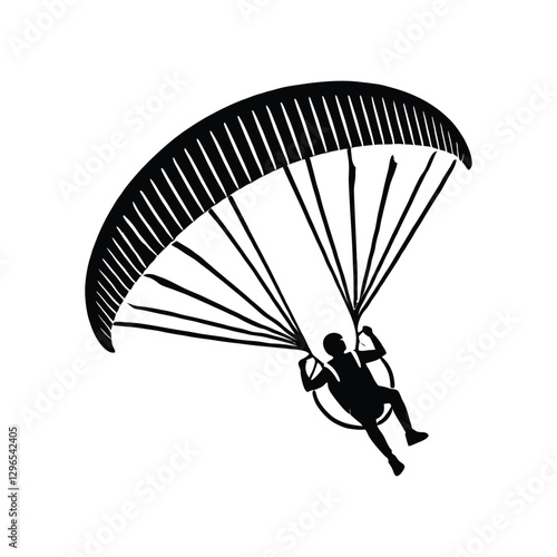 Paraglider Silhouette