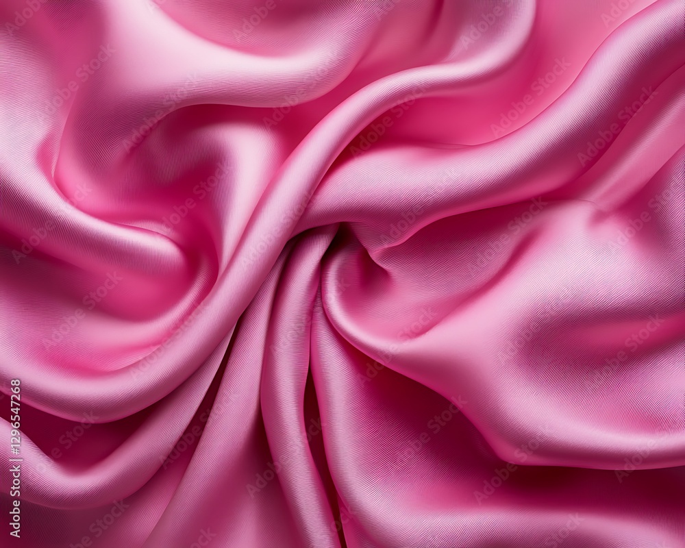 Obraz premium Pink Satin Fabric Texture