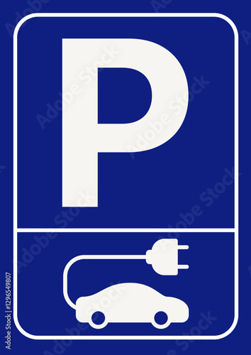 Cartello Parcheggio Auto Elettriche