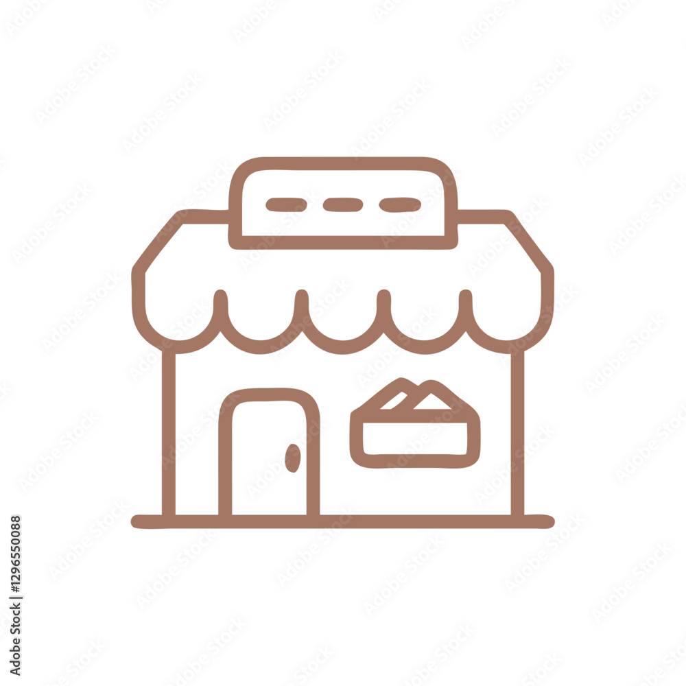 Obraz premium Bakery shop icon