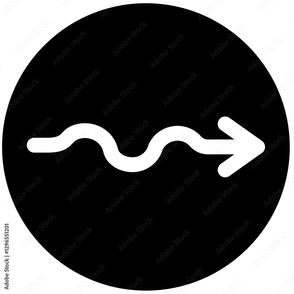 Wavy Arrow Wavy Arrow