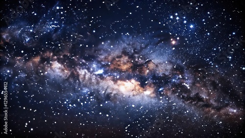 Wallpaper Mural a breathtaking view of the Milky Way galaxy, filled with countless stars and cosmic dust. The image captures the immensity and beauty of space wallpaper background Torontodigital.ca