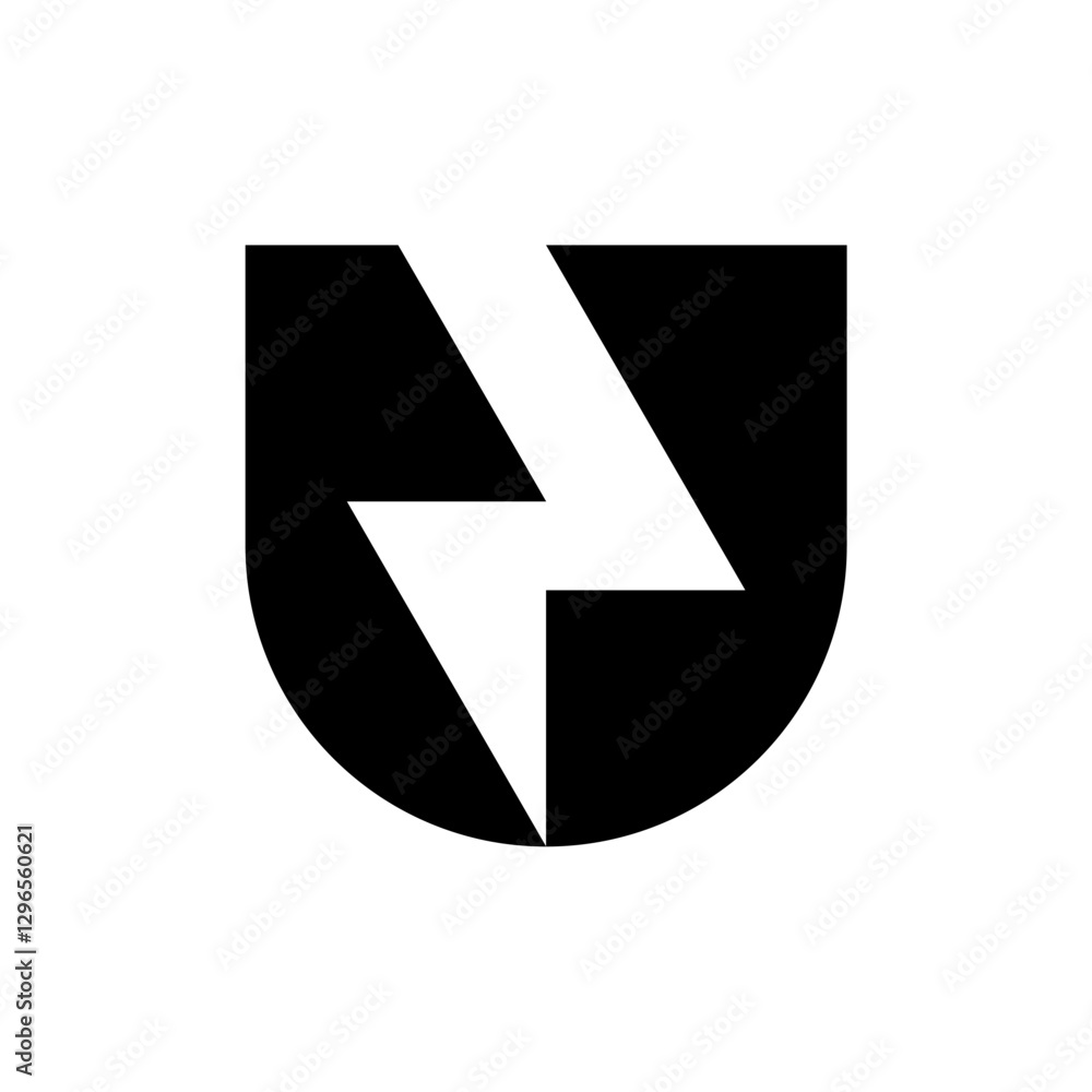 Letter U logo. Icon design. Template elements. Geometric abstract logos Letter U logo. Icon design. Template elements. Geometric abstract logos