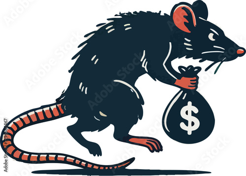 corruption rat character vector