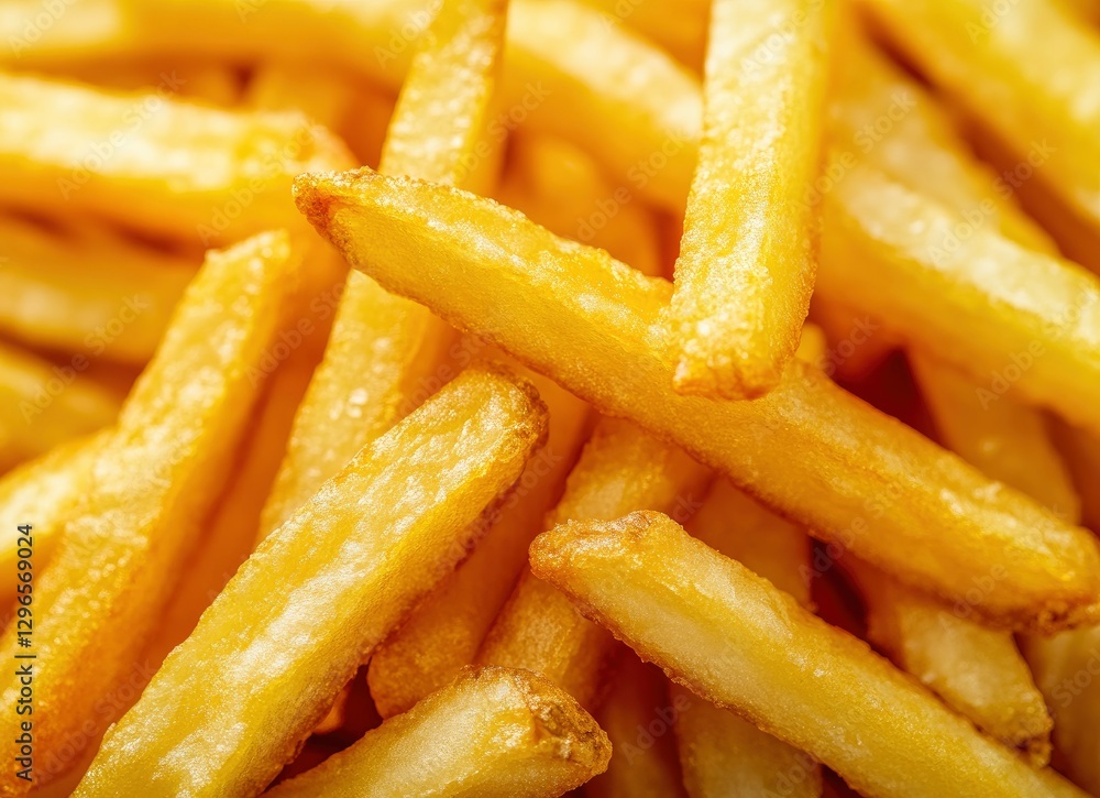 Close-up of French fries with detailed texture, high-resolution photography, stock photo, high quality. Close-up of French fries with detailed texture, high-resolution photography, stock photo, high quality.