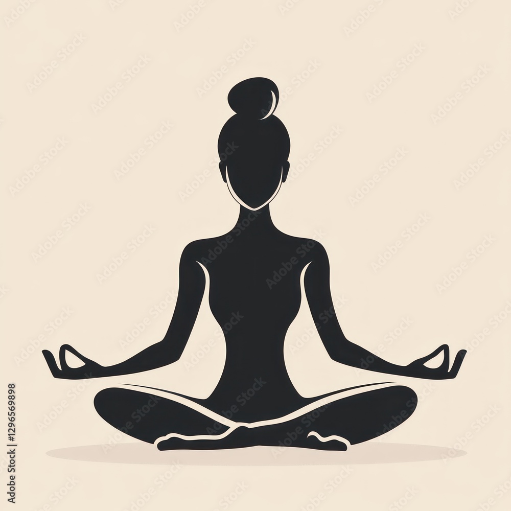 Woman in Lotus Pose Woman in Lotus Pose