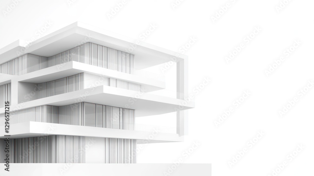 Modern White Architectural Building Design Exterior Modern White Architectural Building Design Exterior