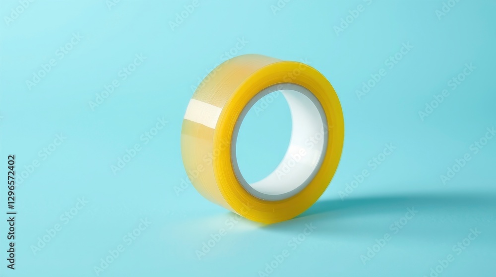 Art photograph of a roll of masking tape on a pure background. Art photograph of a roll of masking tape on a pure background.