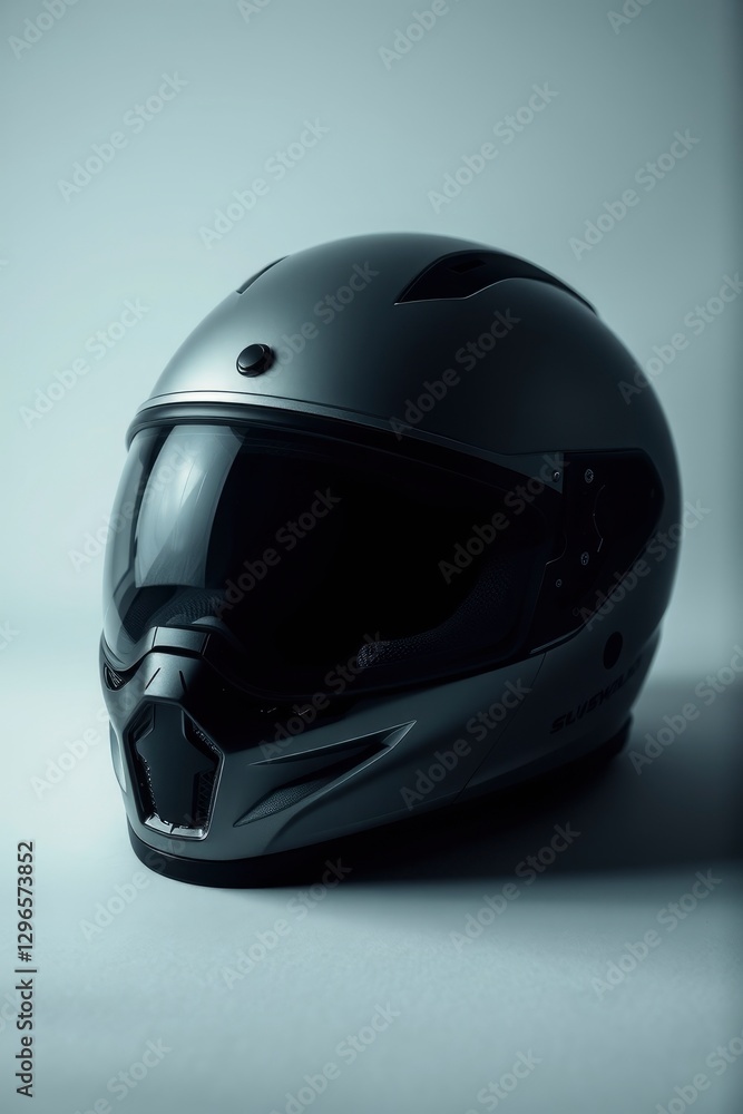 Art photograph The helmet features advanced technology and space element Art photograph The helmet features advanced technology and space element