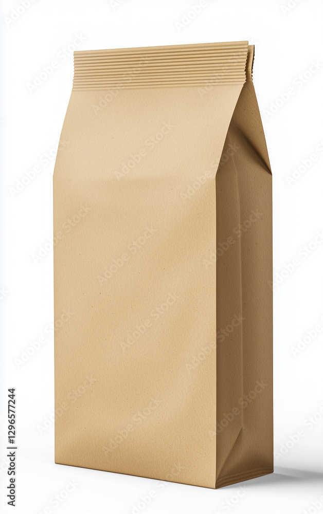 Large Kraft Paper Pouch Mockup - Premium Packaging Design Template Large Kraft Paper Pouch Mockup - Premium Packaging Design Template