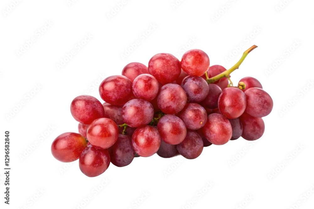 Fresh red grapes for healthy snacking and delicious recipes in summer months for nutrition and enjoyment, cut out Fresh red grapes for healthy snacking and delicious recipes in summer months for nutrition and enjoyment, cut out