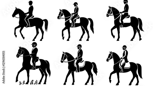 Stunning Horse Racing Silhouettes: Capturing the Essence of the Race