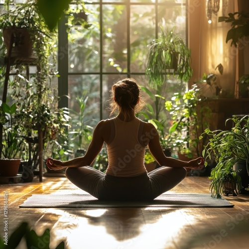 Free Download Yoga with Indoor Plants - GFXLoad