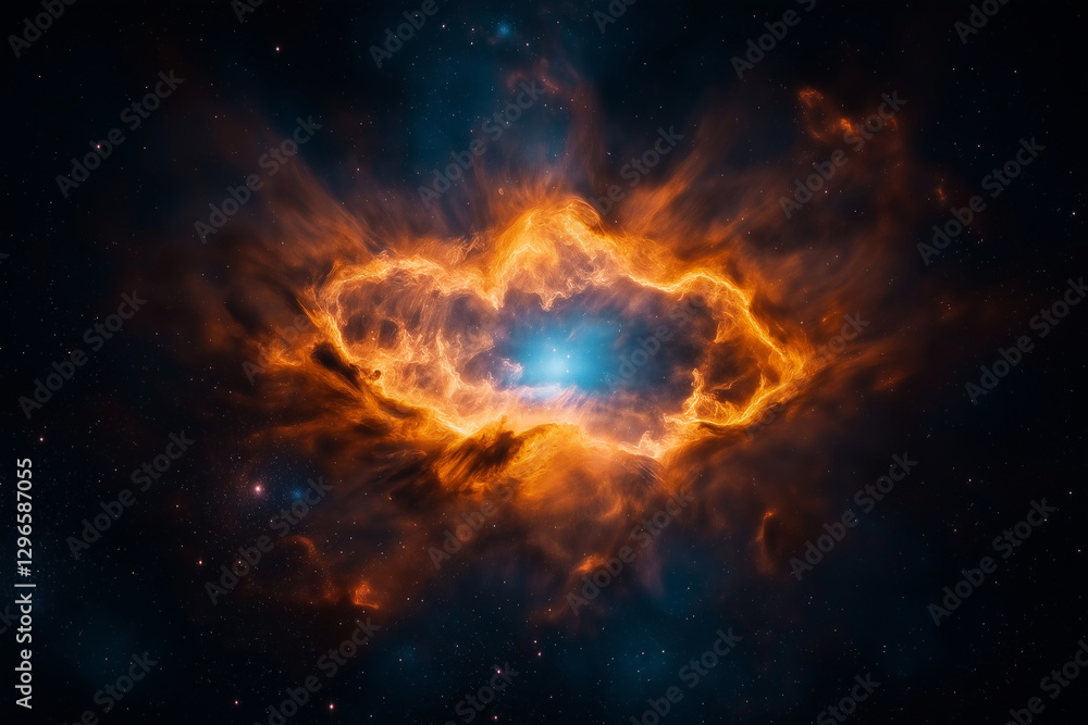 amazing nebula in deep space glowing and shining with vibrant colors, showcasing beauty of universe. intricate details and luminous hues create mesmerizing cosmic scene amazing nebula in deep space glowing and shining with vibrant colors, showcasing beauty of universe. intricate details and luminous hues create mesmerizing cosmic scene