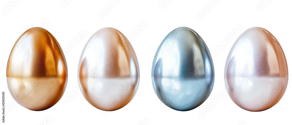 Png of Luxury Metallic Decorative Eggs – Gold, Silver, Rose Gold, and Platinum on transparent background. Png of Luxury Metallic Decorative Eggs – Gold, Silver, Rose Gold, and Platinum on transparent background.