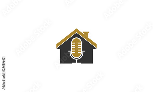 House podcast logo design