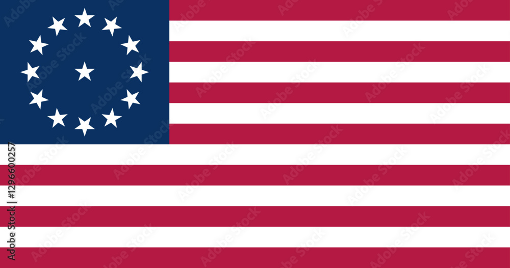 Naklejka premium Cowpens Flag