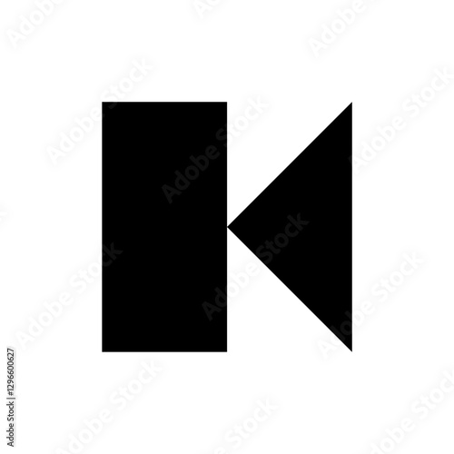 Free Download Letter K logo. Icon design. Template elements. Geometric abstract logos - GFXLoad