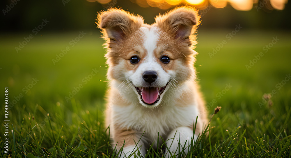 Portrait of a cute dog Portrait of a cute dog