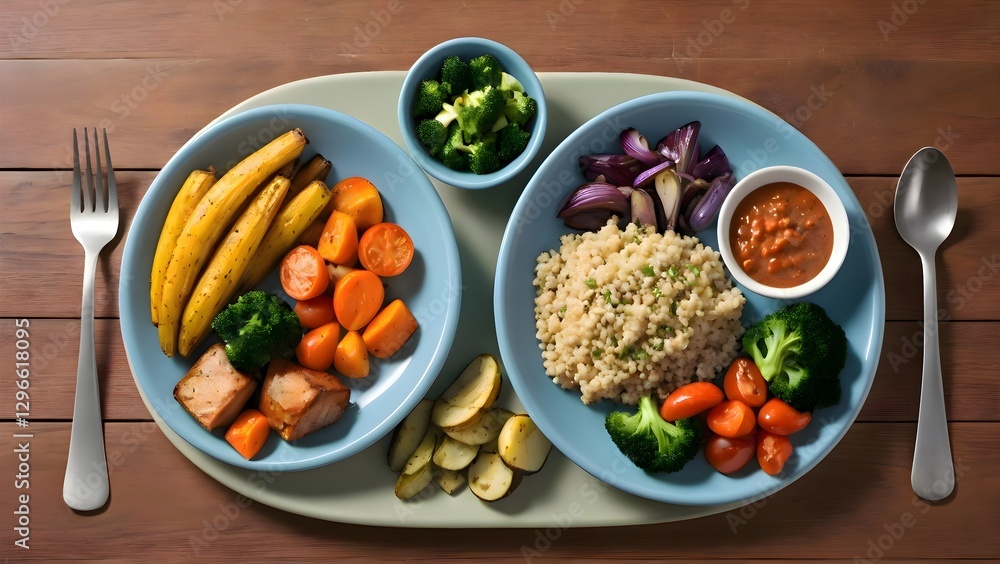 A healthy morning meal of grains, berries, and milk.
A healthy morning meal of grains, berries, and milk.