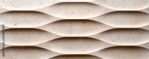 Elegant Waves of Beige Stone Texture Background for Modern Architectural Design Projects and Artistic Rendering