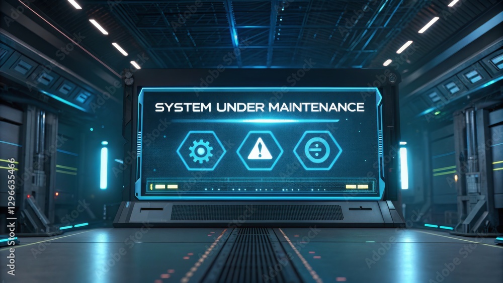 A futuristic interface displays a A futuristic interface displays a