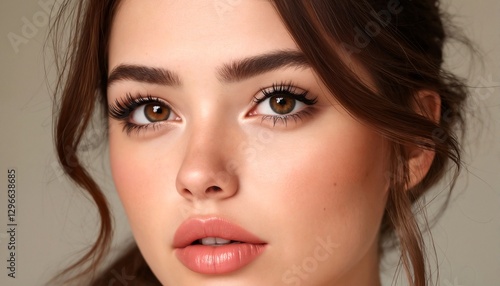 Wallpaper Mural A close-up of a woman's face. Torontodigital.ca