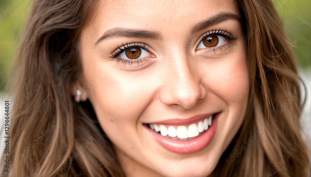 A close-up of half of a woman's face, showcasing her eyes and hair. A close-up of half of a woman's face, showcasing her eyes and hair.