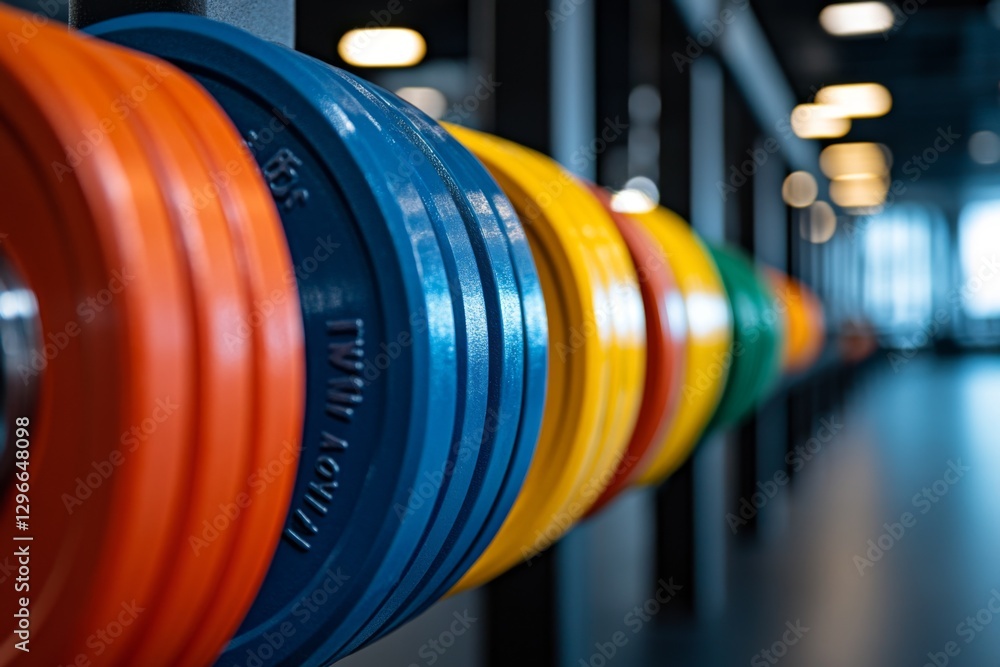 Obraz premium Close-up of colorful camera lenses arranged in a row