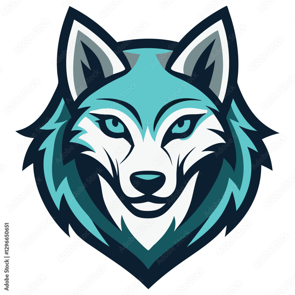 simple wolf logo illustration design simple wolf logo illustration design