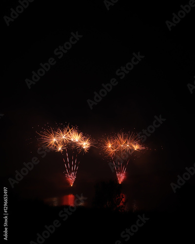 Fireworks for the 14th of July in France photo